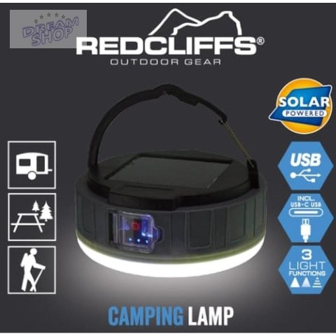 LATARKA LAMPA CAMPING SOLARNA USB REDCLIFFS LATARKA LAMPA CAMPING SOLARNA USB REDCLIFFS