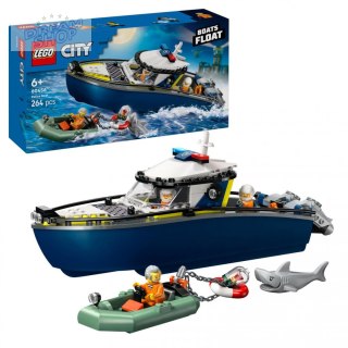 LEGO(R) CITY 60456 Pościg łodzią policyjną