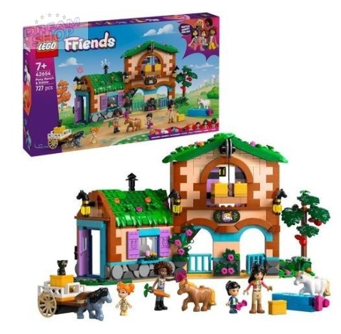 LEGO(R) FRIENDS 42654 Ranczo kucyków i stajnia