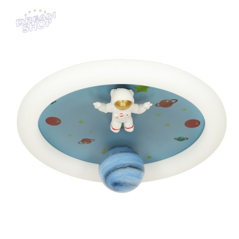Lampa LED sufitowa plafon do pokoju dziecięcego ściemniana LUMELA + pilot astronauta Lampa LED sufitowa plafon do pokoju dziecięcego ściemniana LUMELA + pilot astronauta
