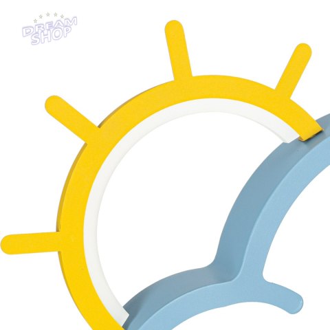 Lampa LED sufitowa plafon do pokoju dziecięcego ściemniana LUMELA + pilot chmurka niebieska Lampa LED sufitowa plafon do pokoju dziecięcego ściemniana LUMELA + pilot chmurka niebieska