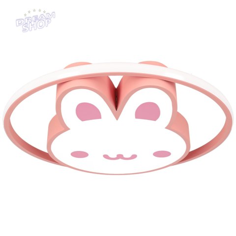 Lampa LED sufitowa plafon do pokoju dziecięcego ściemniana LUMELA + pilot króliczek Lampa LED sufitowa plafon do pokoju dziecięcego ściemniana LUMELA + pilot króliczek
