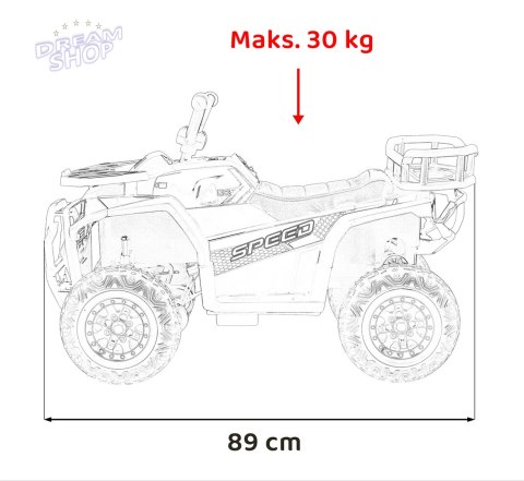 Pojazd Quad ATV Robust 01 Czerwony