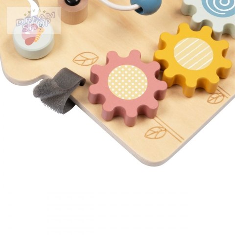 TOOKY TOY Duża Drewniana Tablica Manipulacyjna Domek - Centrum Aktywności TOOKY TOY Duża Drewniana Tablica Manipulacyjna Domek - Centrum Aktywności