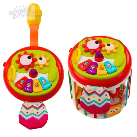 Walec Kostka Sensoryczna Interaktywna Sorter Światła Dźwięki Kolorowa