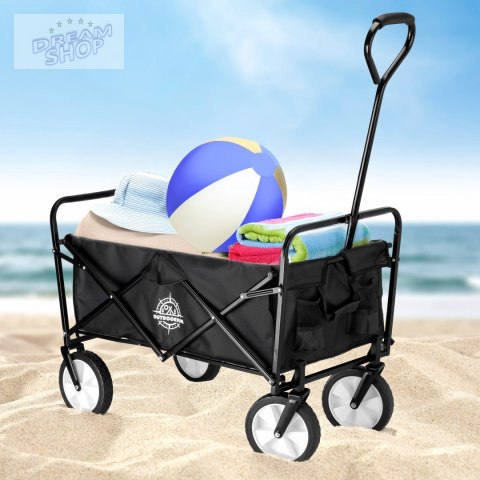 Wózek plażowy transportowy MAGNUM czarny
