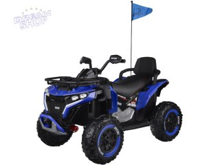 Duży quad na akumulator dla dziecka 4x4 PA0328 Niebieski