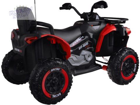 Duży quad na akumulator dla dziecka 4x4 PA0328 czerwony Duży quad na akumulator dla dziecka 4x4 PA0328 czerwony