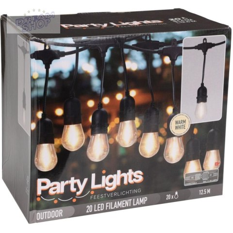 GIRLANDA OGRODOWA PARTY LIGHT 20LED GIRLANDA OGRODOWA PARTY LIGHT 20LED