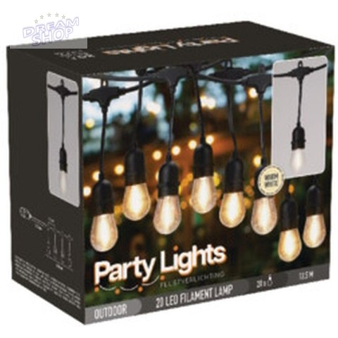 GIRLANDA OGRODOWA PARTY LIGHT 20LED GIRLANDA OGRODOWA PARTY LIGHT 20LED