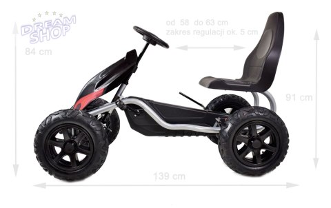 OLBRZYMI GOKART NA PEDAŁY, POMPOWANE KOŁA/B012 OLBRZYMI GOKART NA PEDAŁY, POMPOWANE KOŁA/B012