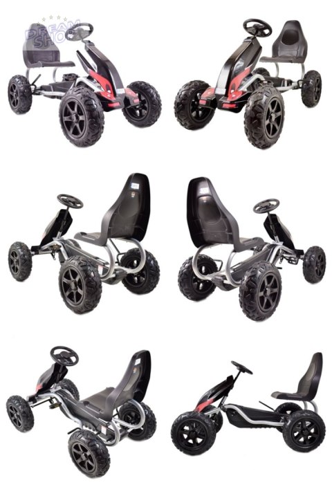 OLBRZYMI GOKART NA PEDAŁY, POMPOWANE KOŁA/B012 OLBRZYMI GOKART NA PEDAŁY, POMPOWANE KOŁA/B012