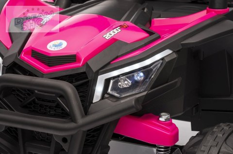 Pojazd Buggy Madman UTV-MX Różowy