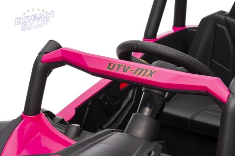 Pojazd Buggy Madman UTV-MX Różowy