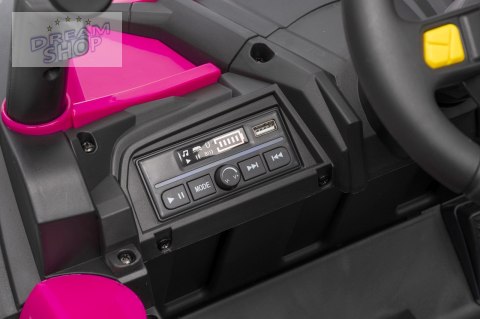 Pojazd Buggy Madman UTV-MX Różowy