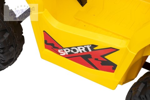 Pojazd Quad Sport TX ATV Żółty