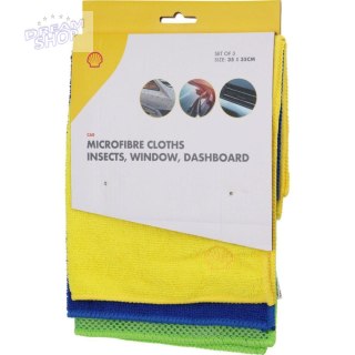 ŚCIERECZKA DO CZYSZCZENIA Z MICROFIBRE 35x35CM 3SZT SHELL
