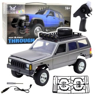 Samochód Terenowy MN78 Zdalnie Sterowany RC Napęd 4x4 Srebrny 1:12