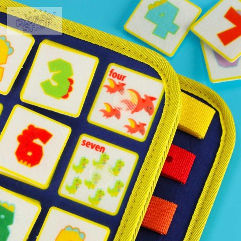 Tablica manipulacyjna sensoryczna montessori walizka plecak niebieska Tablica manipulacyjna sensoryczna montessori walizka plecak niebieska