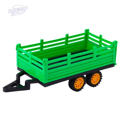 Traktor Farmerski Z Przyczepą Zdalnie Sterowany RC Zielony