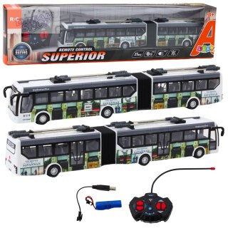 Trolejbus Miejski Zdalnie Sterowany RC Światła Transport Publiczny