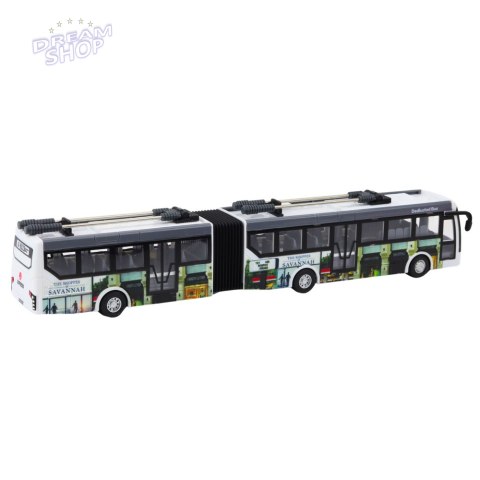 Trolejbus Miejski Zdalnie Sterowany RC Światła Transport Publiczny