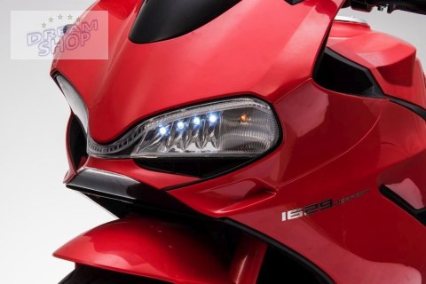 WIELKI MOTOR ŚCIGACZ PERFECT WOLNY START, 250 WAT, ŁAŃCUCH, TARCZOWE HAMULCE, MIĘKKIE KOŁA/SX1629-24V