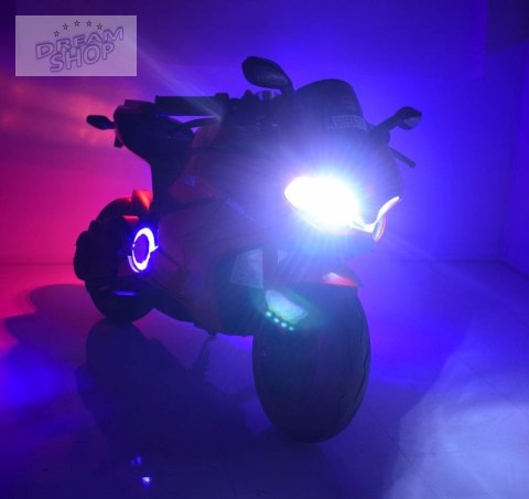 WIELKI MOTOR ŚCIGACZ PERFECT WOLNY START, 250 WAT, ŁAŃCUCH, TARCZOWE HAMULCE, MIĘKKIE KOŁA/SX1629-24V