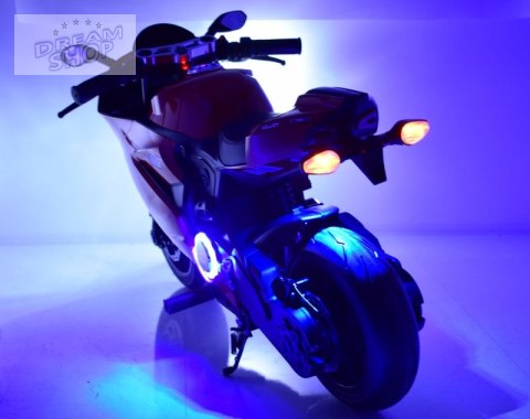 WIELKI MOTOR ŚCIGACZ PERFECT WOLNY START, 250 WAT, ŁAŃCUCH, TARCZOWE HAMULCE, MIĘKKIE KOŁA/SX1629-24V