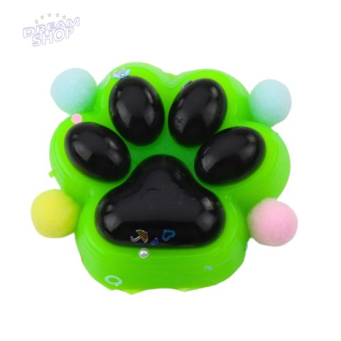 Gniotek Kocia Łapka Antystresowa Sensoryczna Squishy Czarno-Zielona Gniotek Kocia Łapka Antystresowa Sensoryczna Squishy Czarno-Zielona