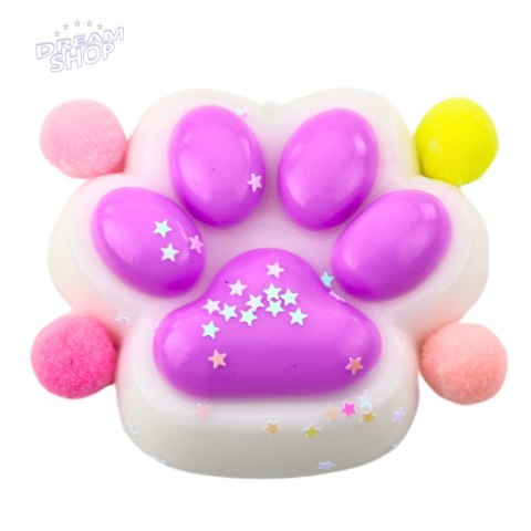 Gniotek Kocia Łapka Antystresowa Sensoryczna Squishy Gwiazdki Fioletowa Gniotek Kocia Łapka Antystresowa Sensoryczna Squishy Gwiazdki Fioletowa