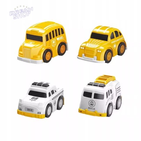 Jeździk 2w1 koparka + 4 autka rozkładany dźwig dźwięk ruchoma łyżka ZH922