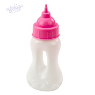 Lalka Bobas Z Butelką Do Karmienia Sukienka Pudrowy Róż Dźwięki 30cm