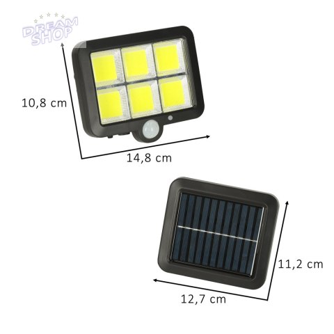 Lampa solarna czujnik ruchu i zmierzchu 120 LED Lampa solarna czujnik ruchu i zmierzchu 120 LED