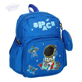 Plecak dla przedszkolaka szkolny dziecięcy astronauta 30x14x23cm