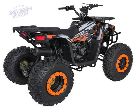 Pojazd Quad Spalinowy 200CC MONSTER Pomarańczowy Pojazd Quad Spalinowy 200CC MONSTER Pomarańczowy