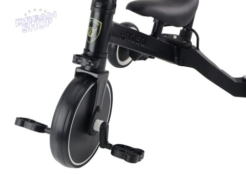 Rower Trójkołowy PRO50 Rowerek Z Rączką Do Prowadzenia Czarny Rower Trójkołowy PRO50 Rowerek Z Rączką Do Prowadzenia Czarny