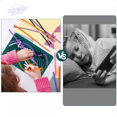 Sensoryczna tablica aktywności dwustronna silikonowa Montessori 1703C Sensoryczna tablica aktywności dwustronna silikonowa Montessori 1703C