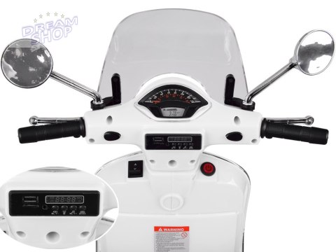 Skuter elektryczny na akumulator VESPA GTS Super dla dziecka PA0333 Skuter elektryczny na akumulator VESPA GTS Super dla dziecka PA0333