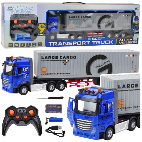 Ciężarówka Transportowa Z Kontenerem Zdalnie Sterowana RC 1:24 Ciężarówka Transportowa Z Kontenerem Zdalnie Sterowana RC 1:24
