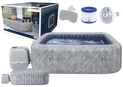 Dmuchane Spa San-Francisco 7 osobowe 230 x 230 x 71 cm Bestway 6001Q Dmuchane Spa San-Francisco 7 osobowe 230 x 230 x 71 cm Bestway 6001Q