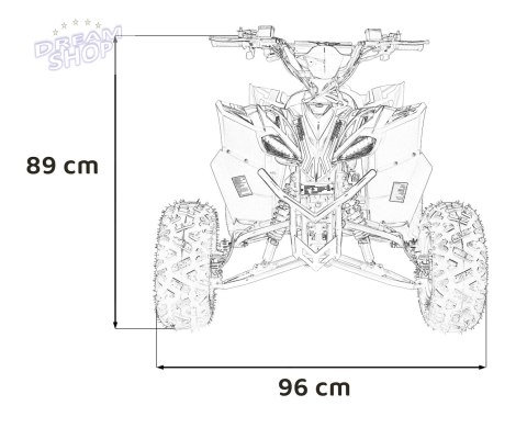 Pojazd Quad DESERT STORM LIFT Niebieski Pojazd Quad DESERT STORM LIFT Niebieski