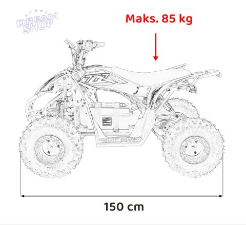Pojazd Quad DESERT STORM LIFT Niebieski Pojazd Quad DESERT STORM LIFT Niebieski