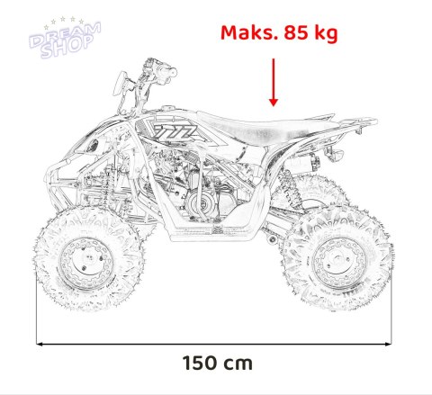 Pojazd Quad Spalinowy DESERT STORM LIFT Pomarańczowy Pojazd Quad Spalinowy DESERT STORM LIFT Pomarańczowy