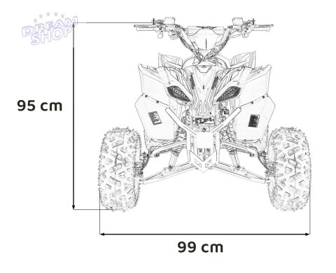 Pojazd Quad Spalinowy DESERT STORM LIFT Pomarańczowy Pojazd Quad Spalinowy DESERT STORM LIFT Pomarańczowy