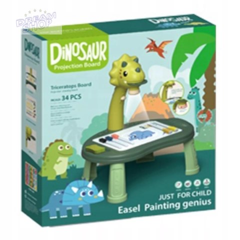 Projektor do rysowania dinozaur stolik chińczyk 41 Projektor do rysowania dinozaur stolik chińczyk 41