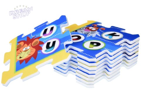Puzzle piankowe - edukacyjna mata dla dzieci ALFABET ze zwierzętami ZA3148 Puzzle piankowe - edukacyjna mata dla dzieci ALFABET ze zwierzętami ZA3148