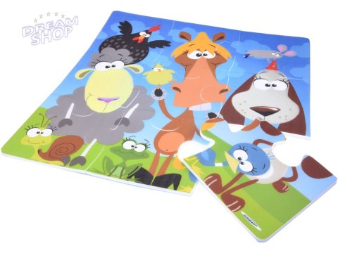 Puzzle piankowe mata Zwierzęta 37cm x 37cm ZA3151 Puzzle piankowe mata Zwierzęta 37cm x 37cm ZA3151