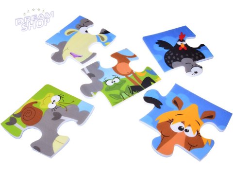 Puzzle piankowe mata Zwierzęta 37cm x 37cm ZA3151 Puzzle piankowe mata Zwierzęta 37cm x 37cm ZA3151