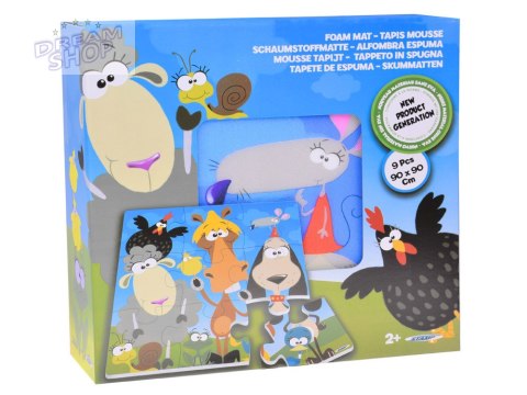 Puzzle piankowe mata Zwierzęta 37cm x 37cm ZA3151 Puzzle piankowe mata Zwierzęta 37cm x 37cm ZA3151